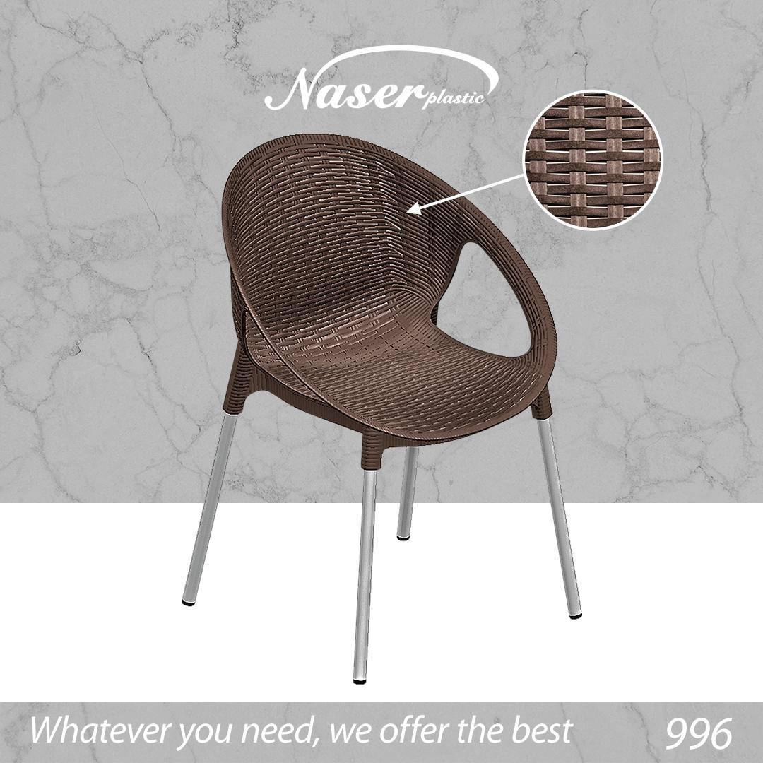 996 صندلی حصیری ناصرپلاستیک کد 996